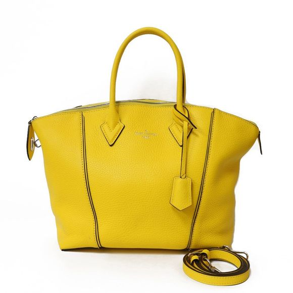Louis Vuitton Lockit Parnasea Leather Yellow MM Shoulder Bag - Picture 1 of 5